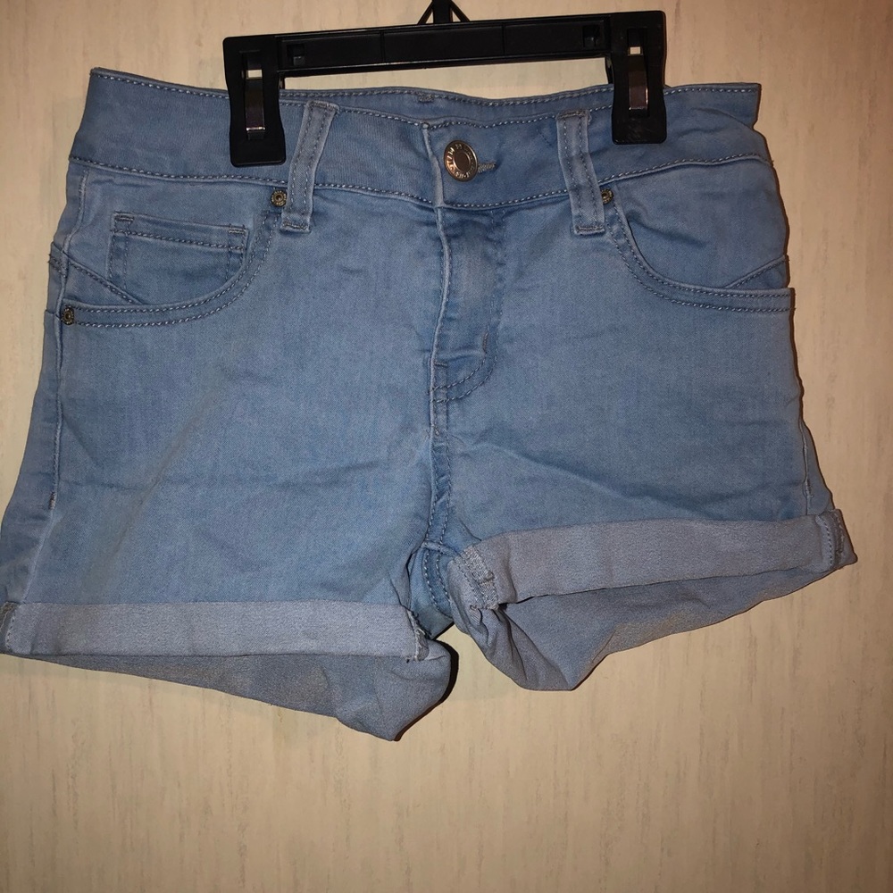 Cute jean light blue shorts